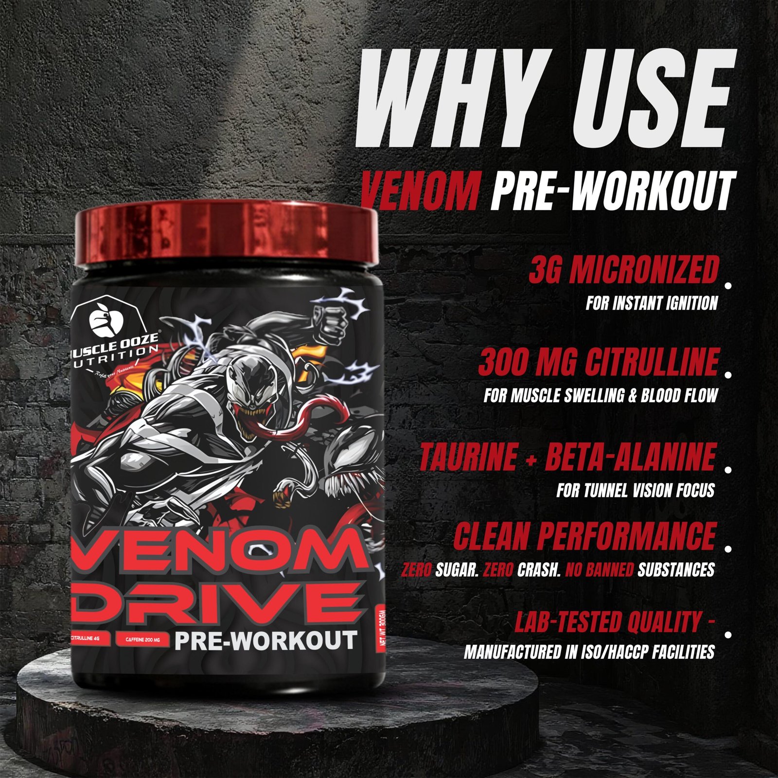 MuscleOoze® Venom Drive Pre Workout - Image 4