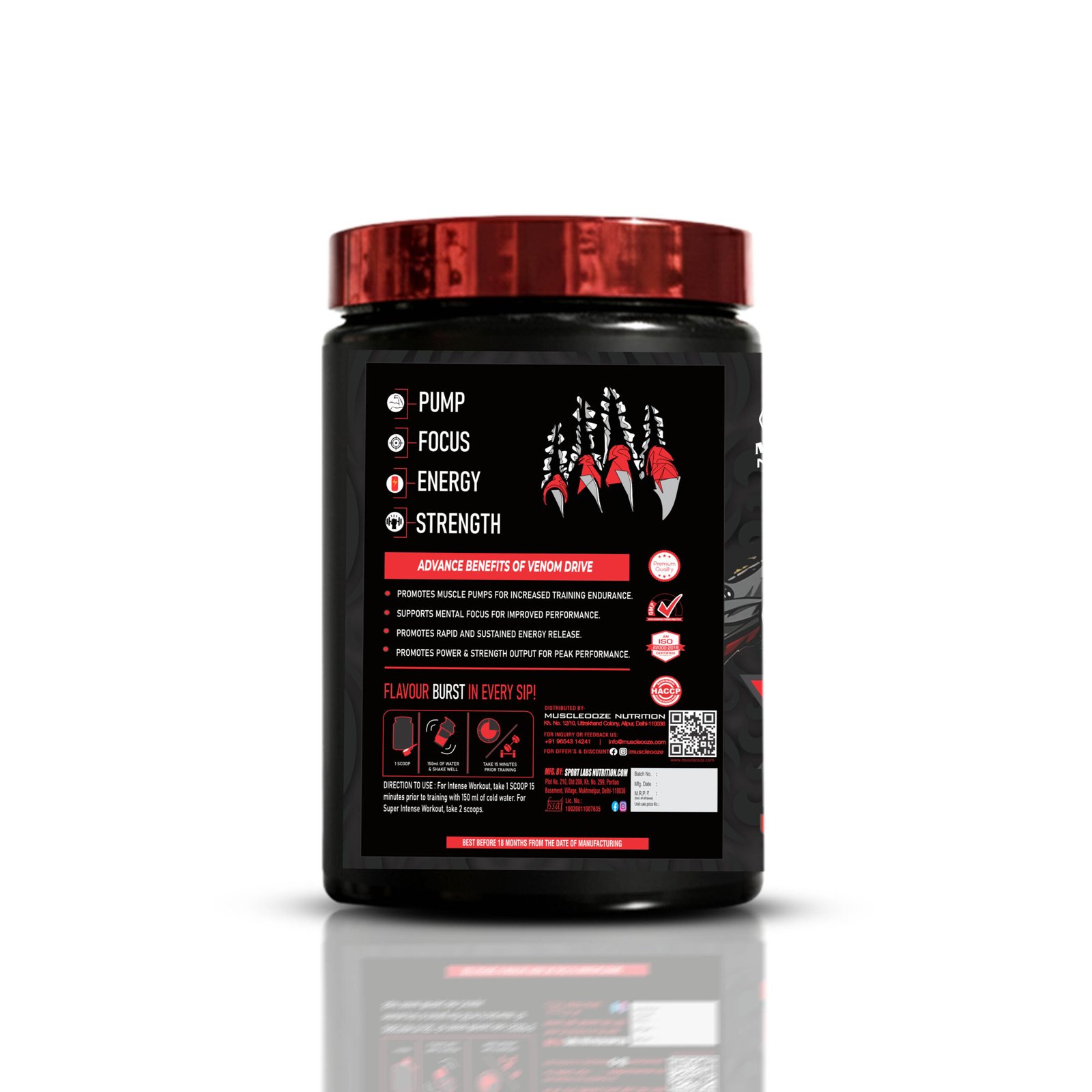 MuscleOoze® Venom Drive Pre Workout - Image 2